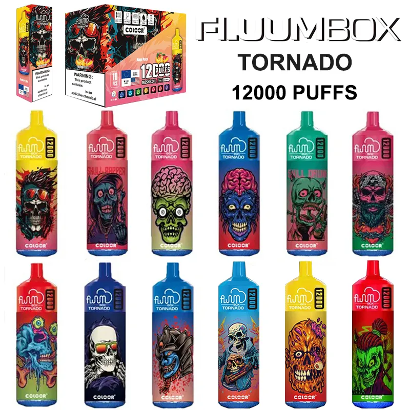 FLUUM BOX 12000 Puffs 0% 2% 3% 5% Nicotine Rechargeable Disposable Vape Pen Pods E-Cigarette Wholesale - WhizVape - 1