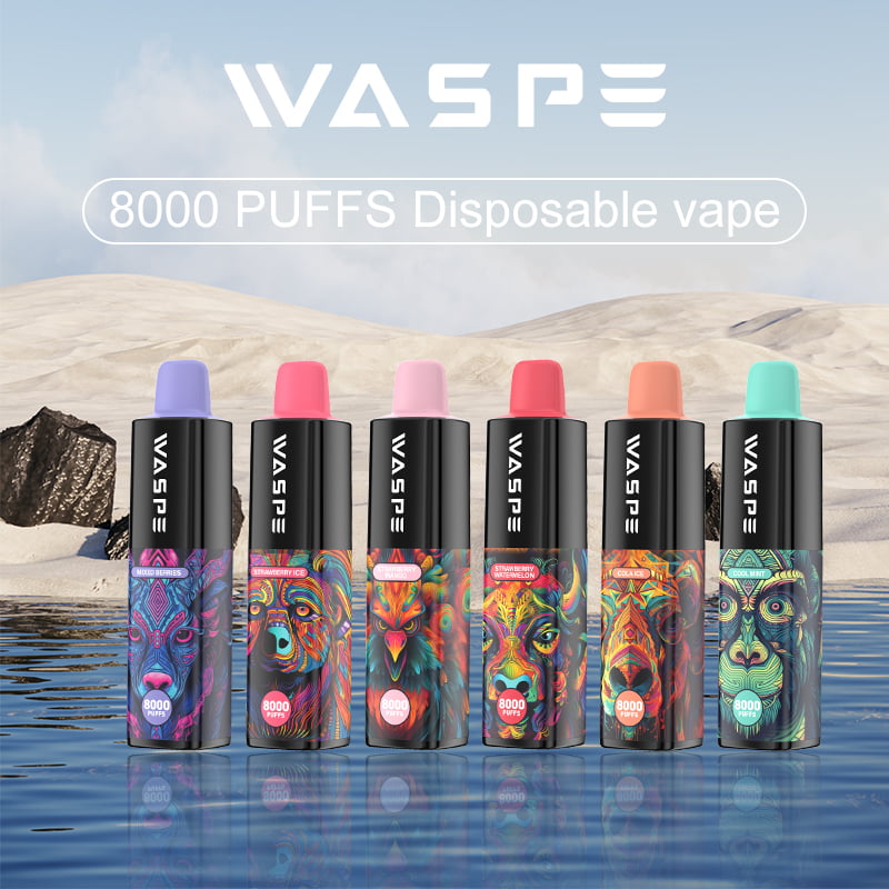 WASPE 8000 PUFFS 0% 2% 3% 5% Никотиновые Одноразовые Вейпы Оптом - WhizVape - 2