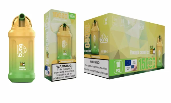 Bang 15000 Puffs 0% 2% 3% 5% Перезаряжаемые одноразовые ручки для электронных сигарет с низким содержанием никотина. Купить оптом - WhizVape - 12