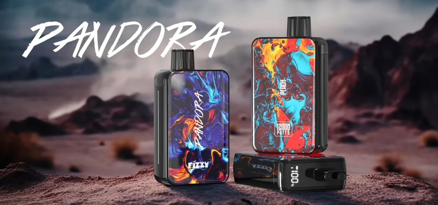 Fizzy Pandora 12000 Puffs 2% 5% Faible Nicotine Rechargeable Vape Jetable Pen Achat en Gros - whizvape