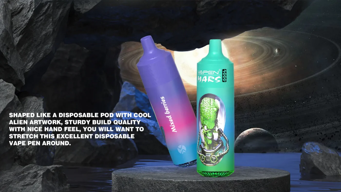 VAPEN Mars 9000 Puffs 0% 2% 5% Низк nicotine Перезаряжаемые Disposable Vapes Pen оптовая покупка оптом